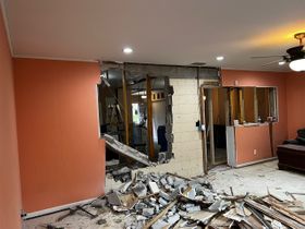 Demolition wall