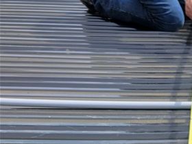Running cables on roof